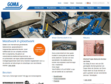 Tablet Screenshot of goma.nl