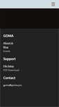 Mobile Screenshot of goma.pro